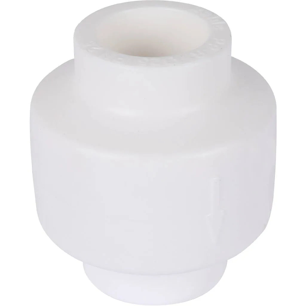 Обратный клапан для полипропиленовых труб под сварку Kalde d=25 (цвет белый) 3222-cvl-0c0000