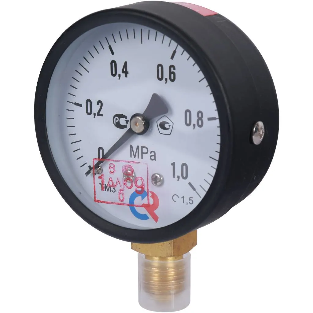 Манометр РОСМА 63 мм 150 градусов 1/4 давление 1 МРа ТМ-310Р