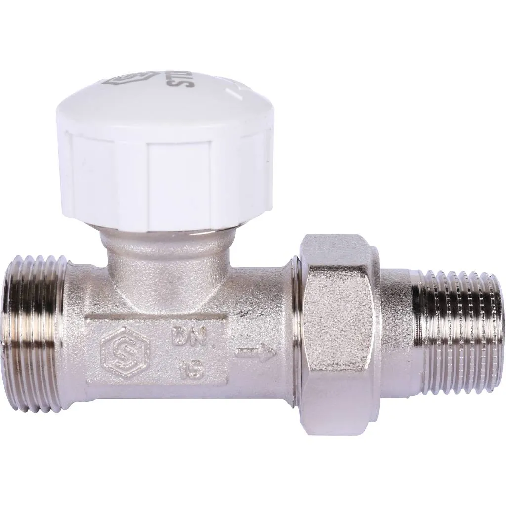 Клапан термостатический прямой STOUT 1/2 х 3/4 ЕК