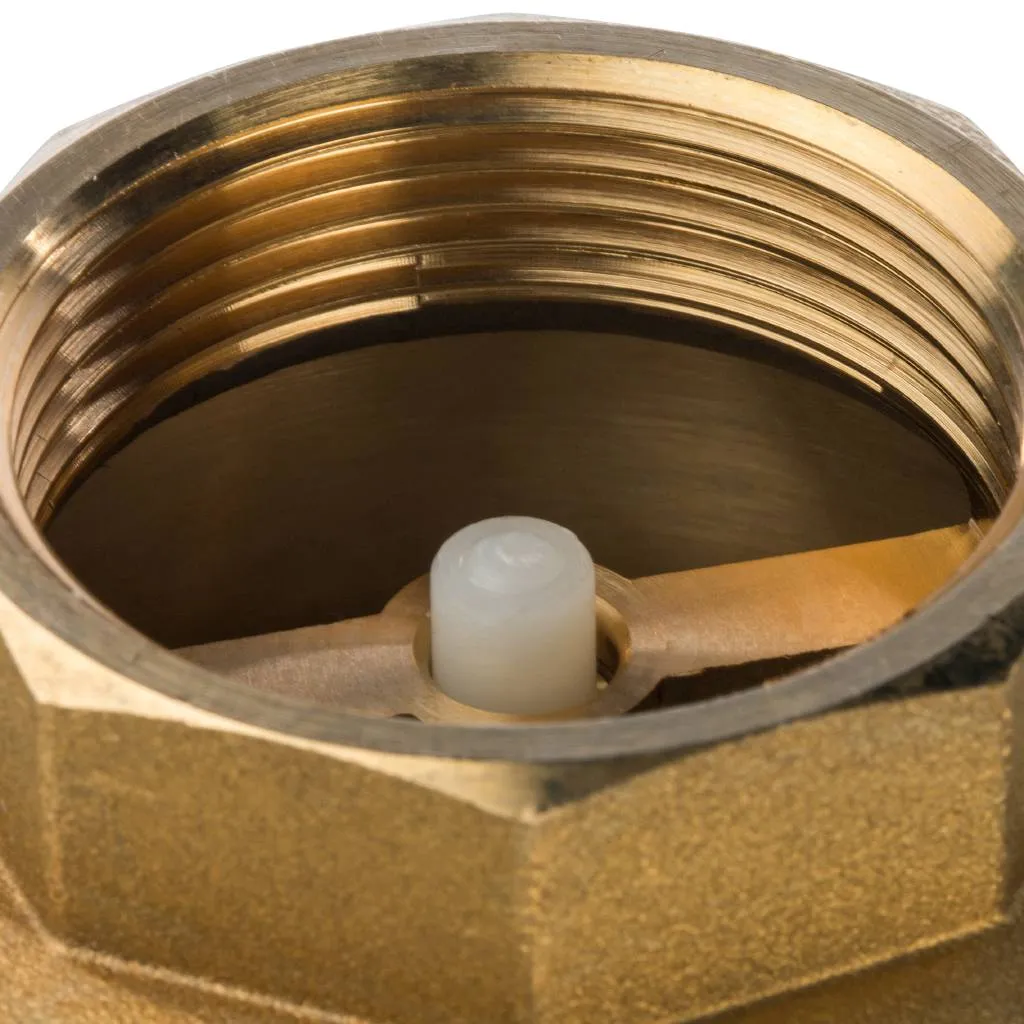 Клапан обратный пружинный муфтовый STOUT 1 1/2 с пластиковым седлом