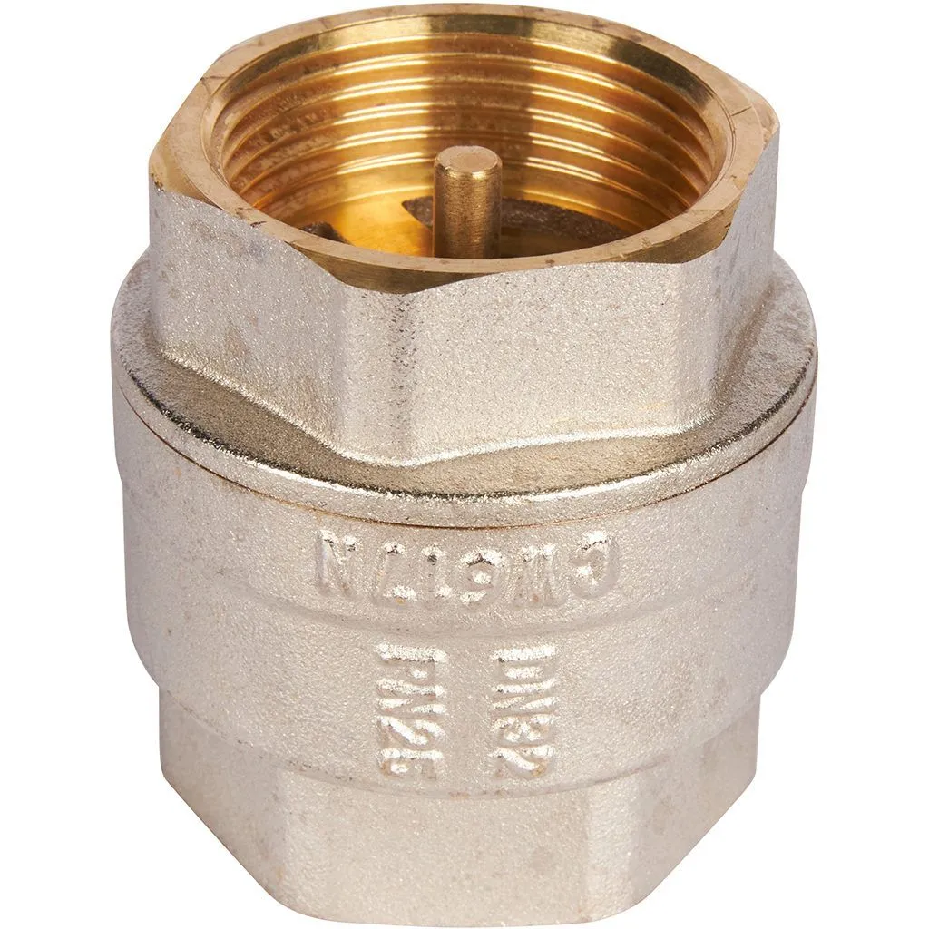 Клапан обратный пружинный муфтовый с металлическим седлом ROMMER 11/4