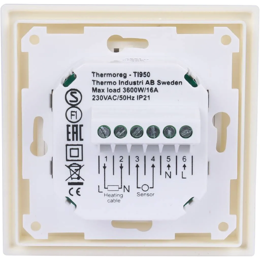 Терморегулятор THERMO Thermoreg TI-950 Design