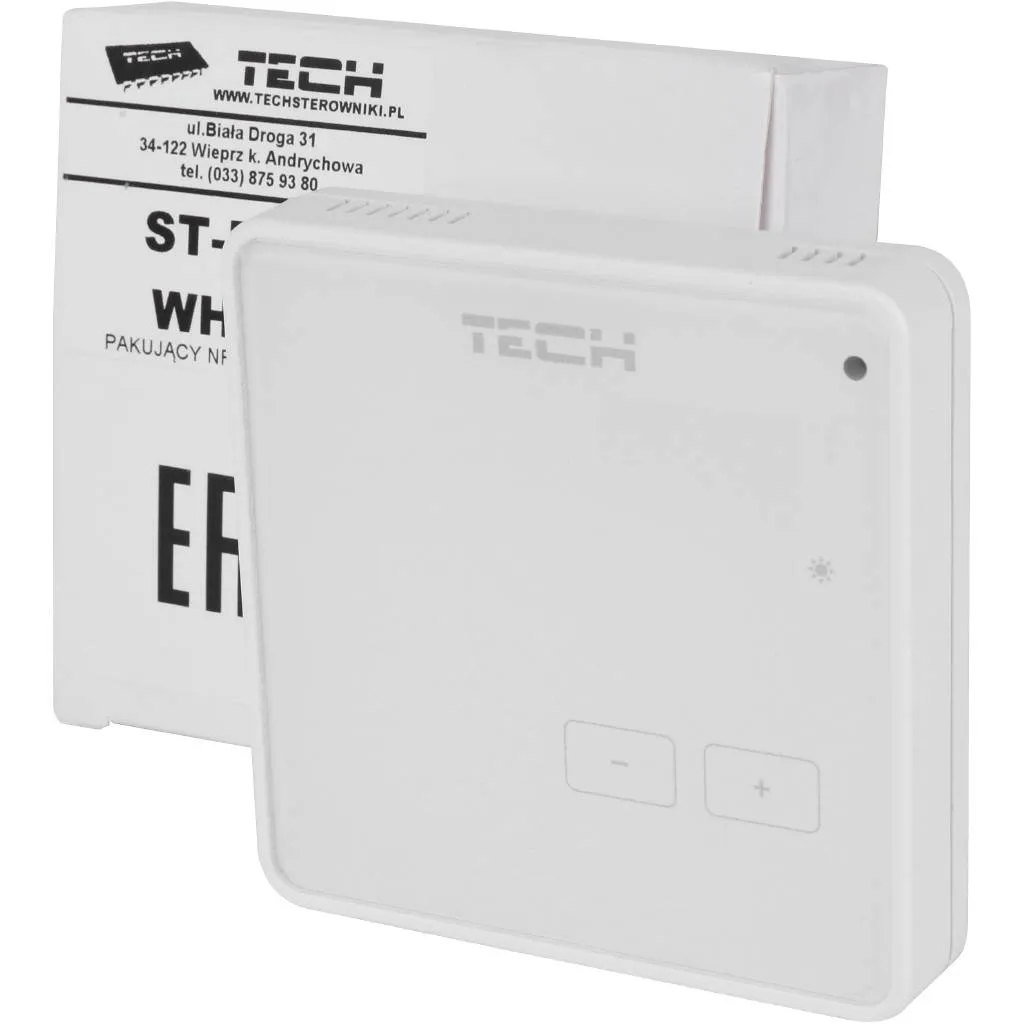 Проводной комнатный терморегулятор белый TECH R-9z