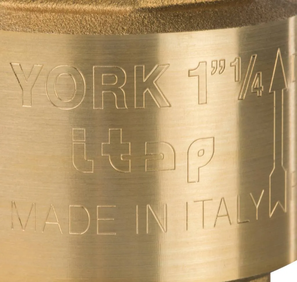 Клапан обратный пружинный муфтовый STOUT 1 1/4 с пластиковым седлом