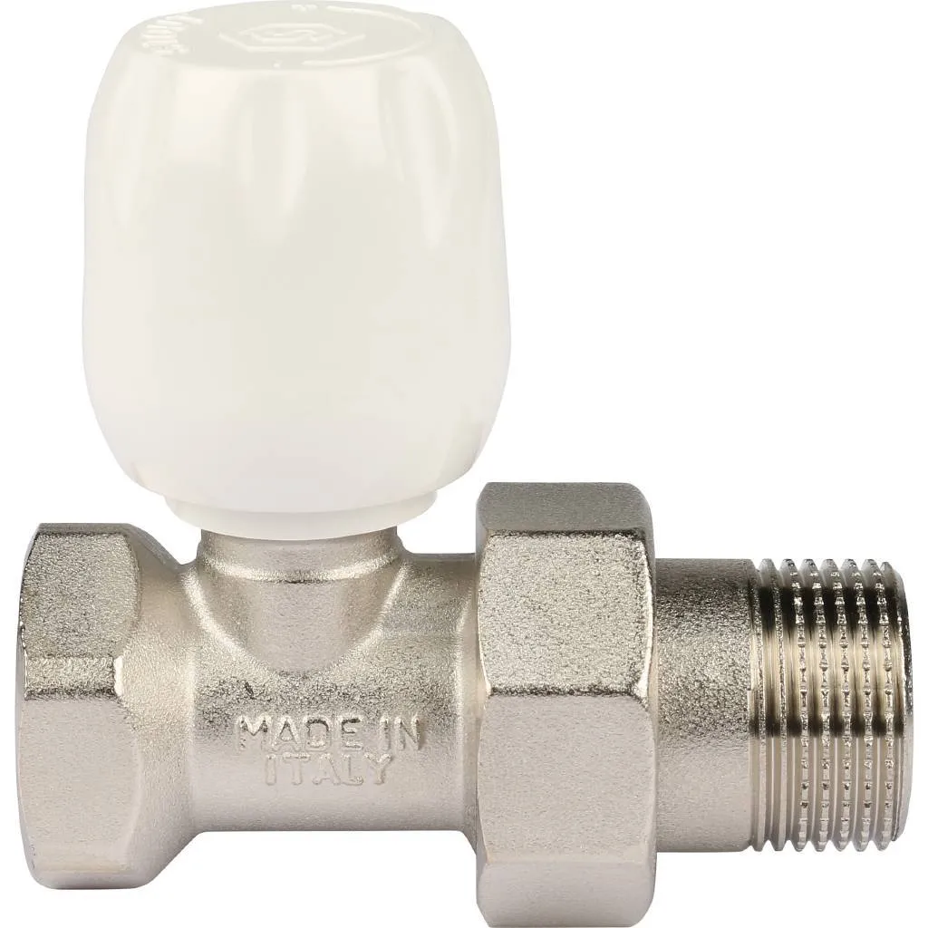 Клапан ручной терморегулирующий STOUT SVRs с неподъемным шпинделем, прямой 3/4