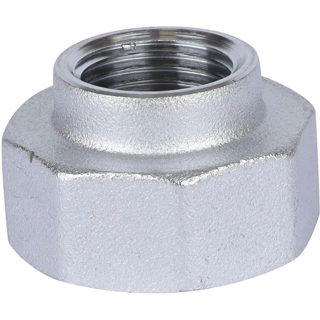 Хромированный концевой переходник для коллекторов FAR (ВР-ВР) 1 х 1/2