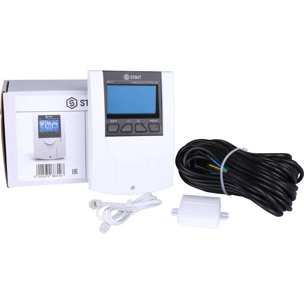 Контроллер для управления работой смесительного клапана STOUT i-1