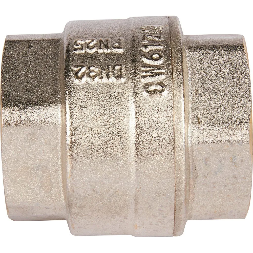 Клапан обратный пружинный муфтовый с металлическим седлом ROMMER 11/4