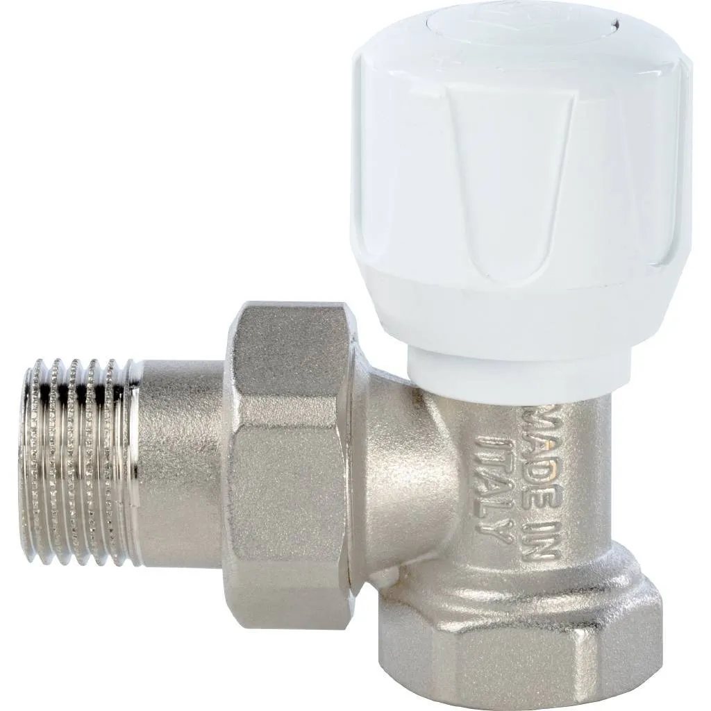 Клапан ручной терморегулирующий STOUT SVR угловой 1/2