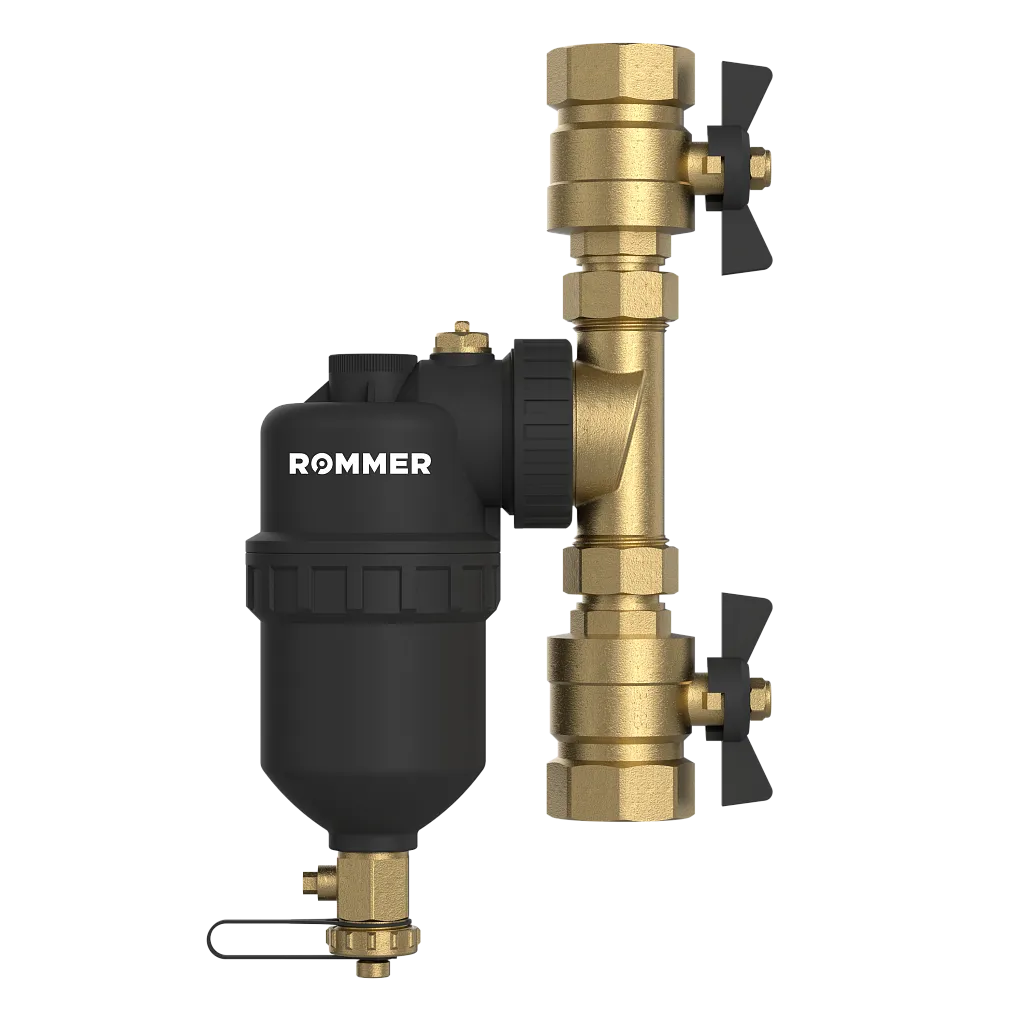Магнитный сепаратор шлама ROMMER RFW-0081-000832 поворотный, ВР 1 1/4   корпус- композит