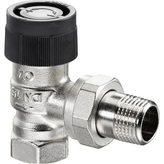 Вентиль термостатический OVENTROP A под термоголовку угловой 1/2