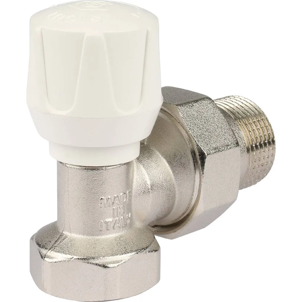 Клапан ручной терморегулирующий STOUT SVR угловой 3/4