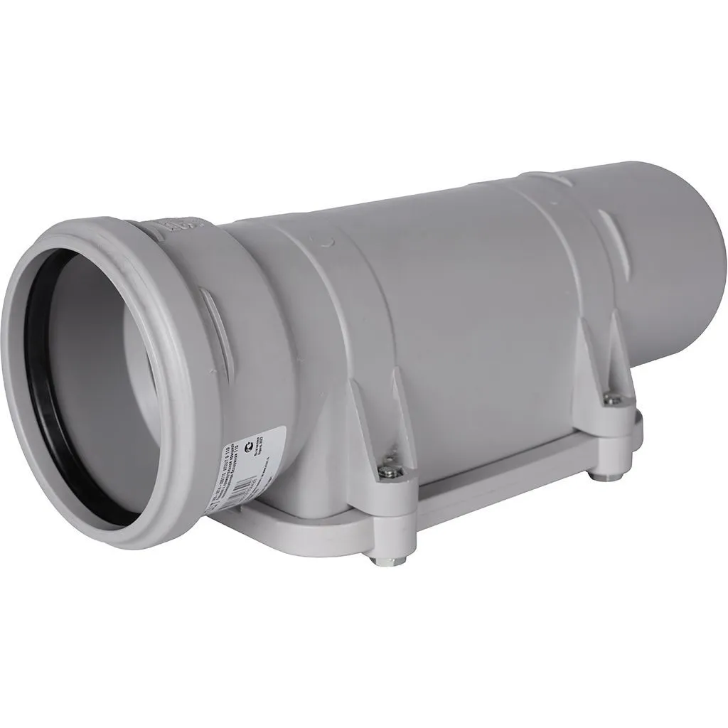 Ревизия с прямоугольной крышкой канализационная бесшумная STOUT D 110