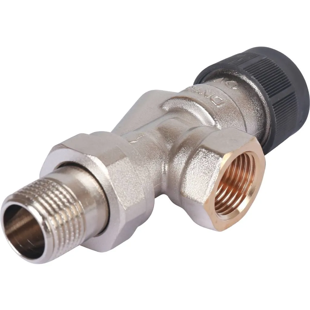 Вентиль термостатический OVENTROP А осевой никелированный ВН 1/2 x 1/2