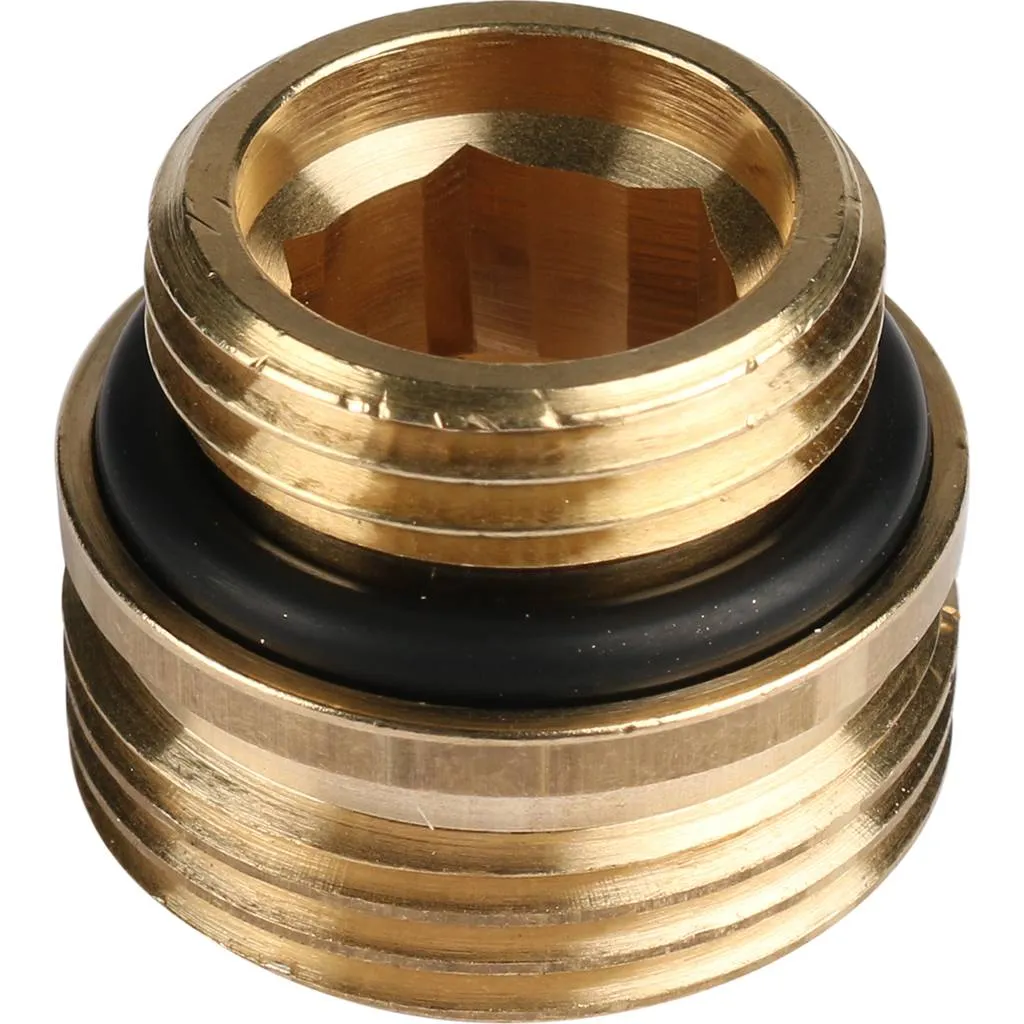 Пара шаровых кранов РЕХАУ RAUTITAN с соед. нип. G 1/2xG 3/4, прямой (никелирован.)