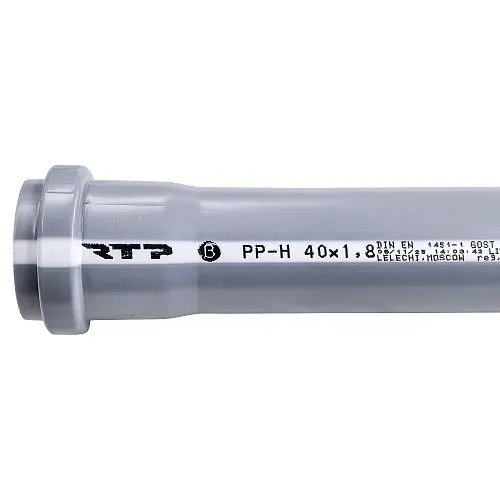 Труба ВК ПП 40х1,8х250,серый, РТП