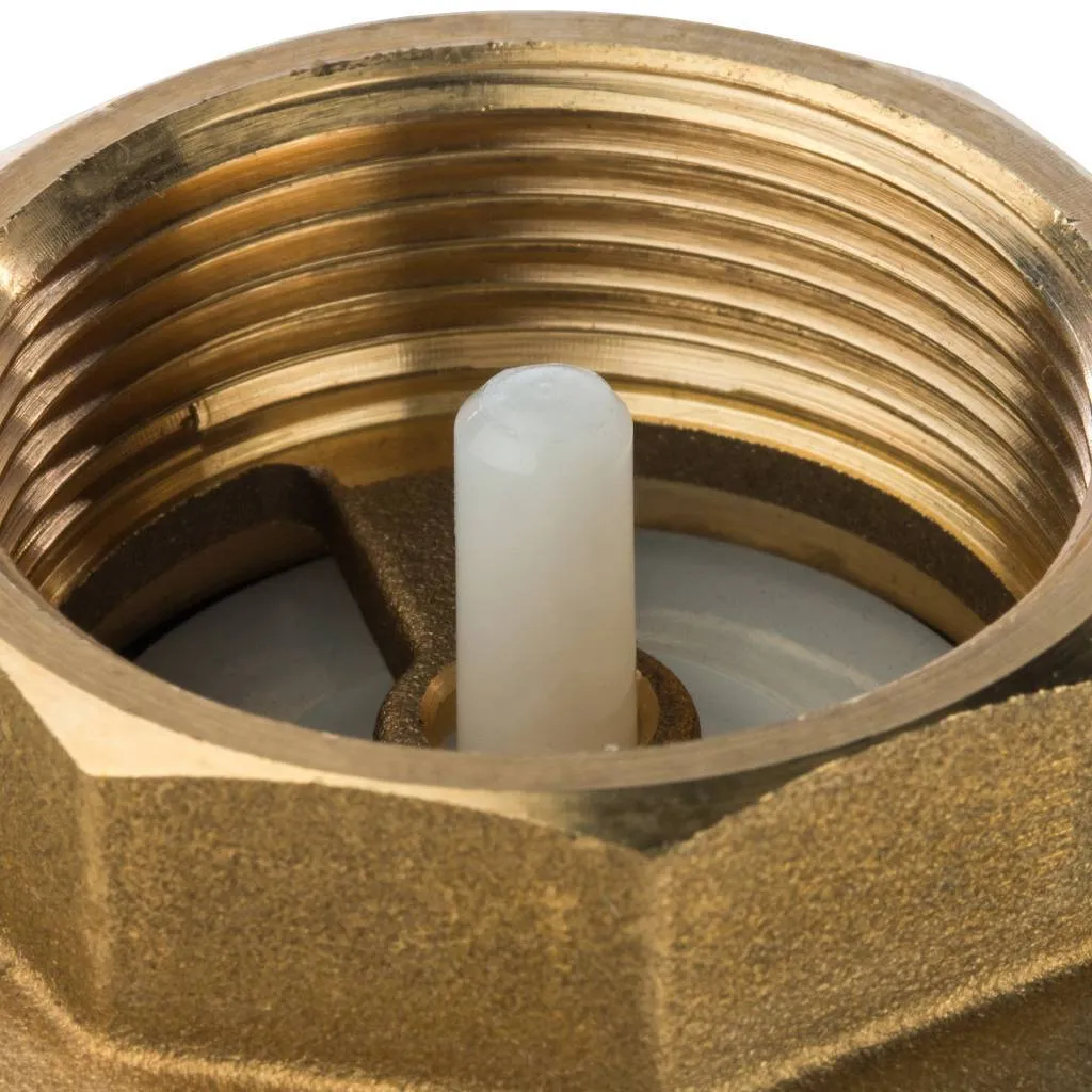 Клапан обратный пружинный муфтовый STOUT 1 1/2 с пластиковым седлом