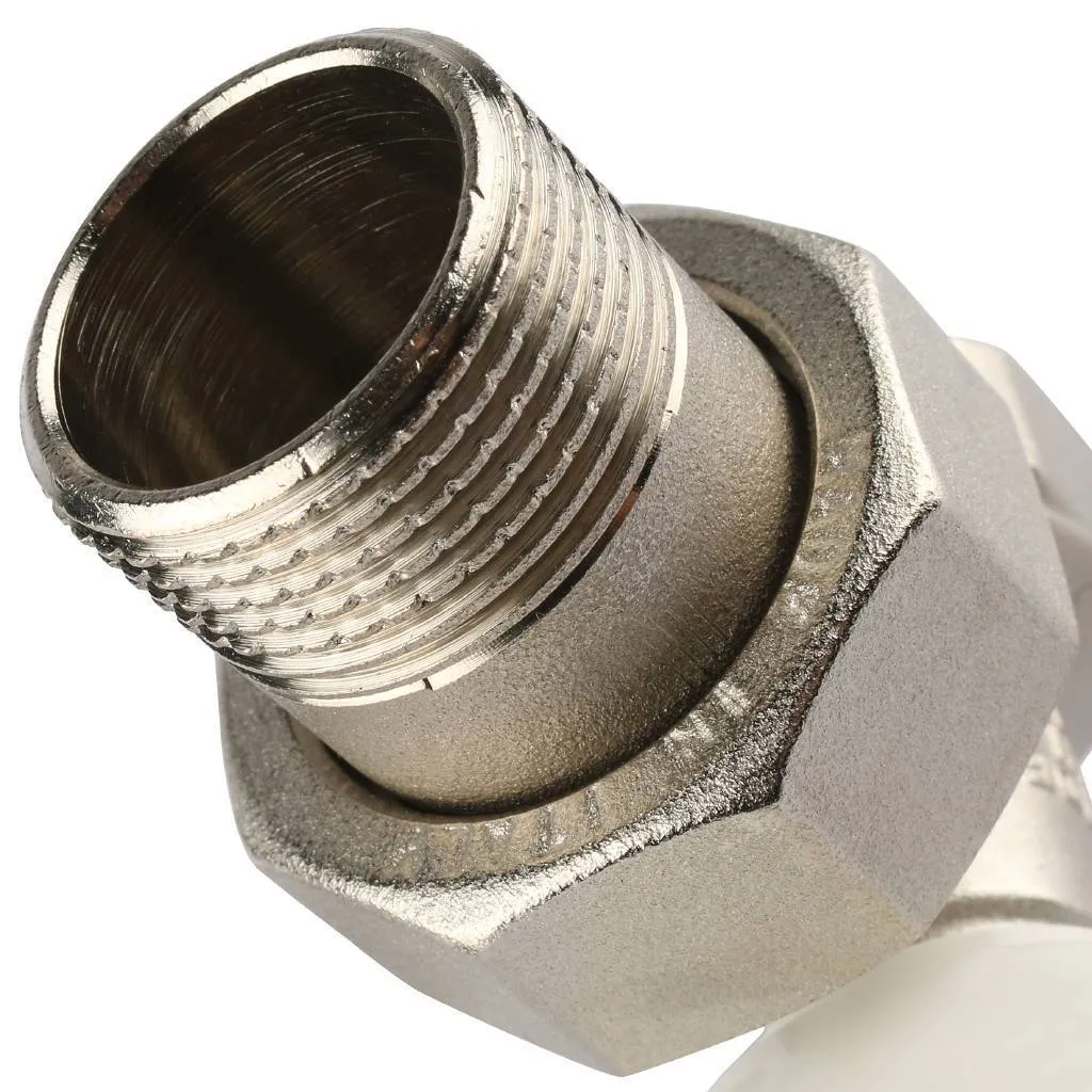 Клапан ручной терморегулирующий STOUT SVRs с неподъемным шпинделем, угловой 3/4