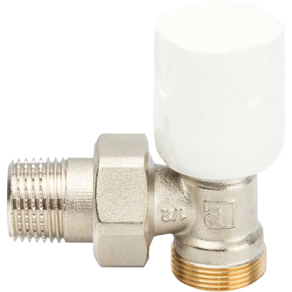 Кран регулирующий угловой для пластиковых труб LUXOR easy RS 112 1/2