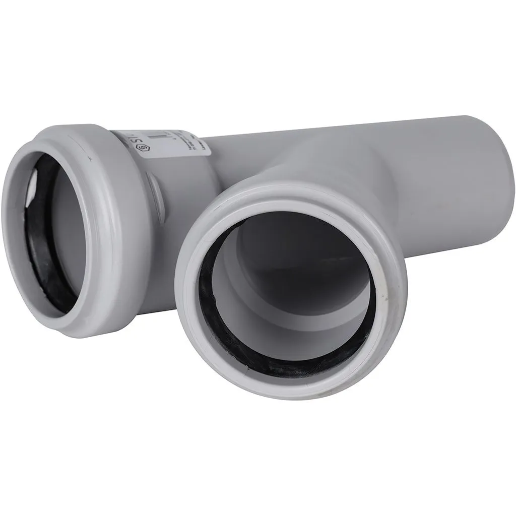 Тройник канализационный бесшумный STOUT D 58 x 58 / 45°