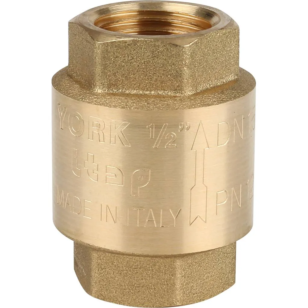 Клапан обратный пружинный муфтовый Itap YORK 103 1/2 с пластиковым седлом
