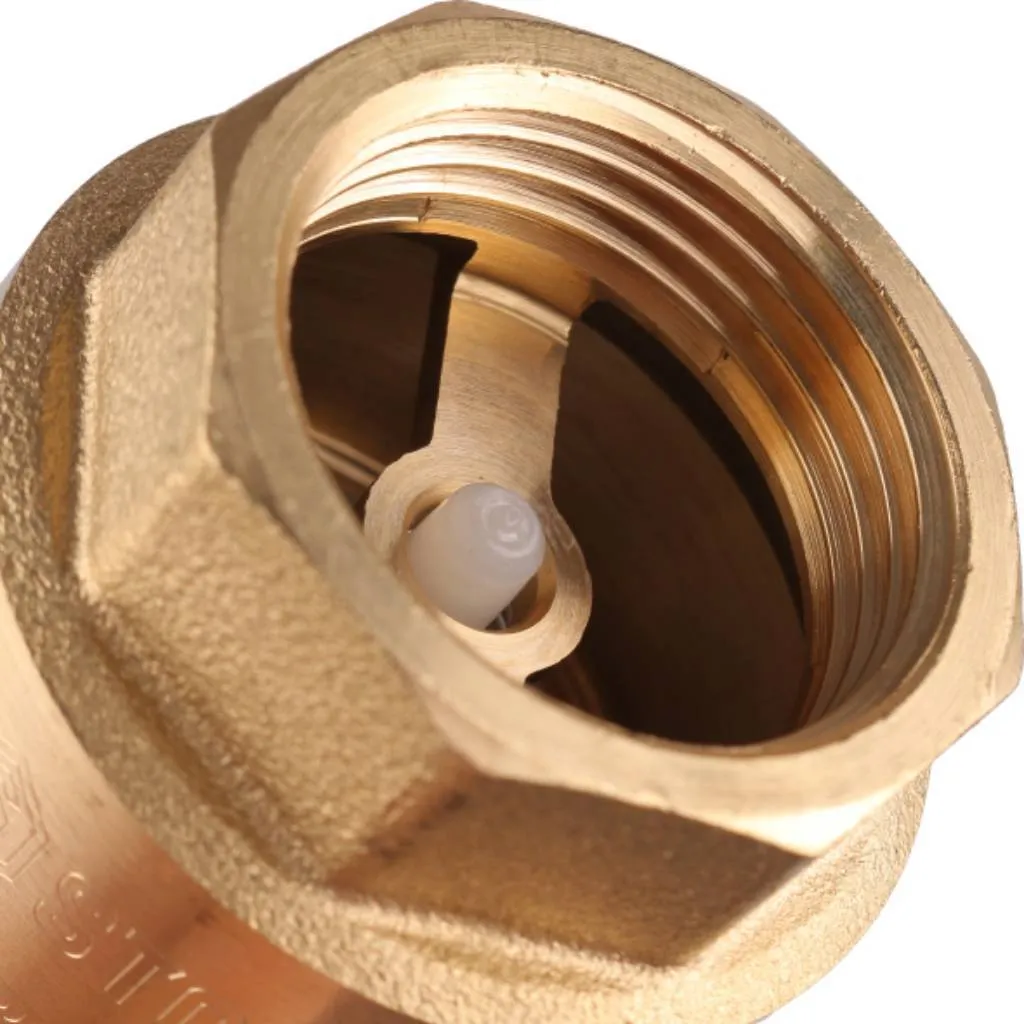 Клапан обратный пружинный муфтовый STOUT с пластиковым седлом