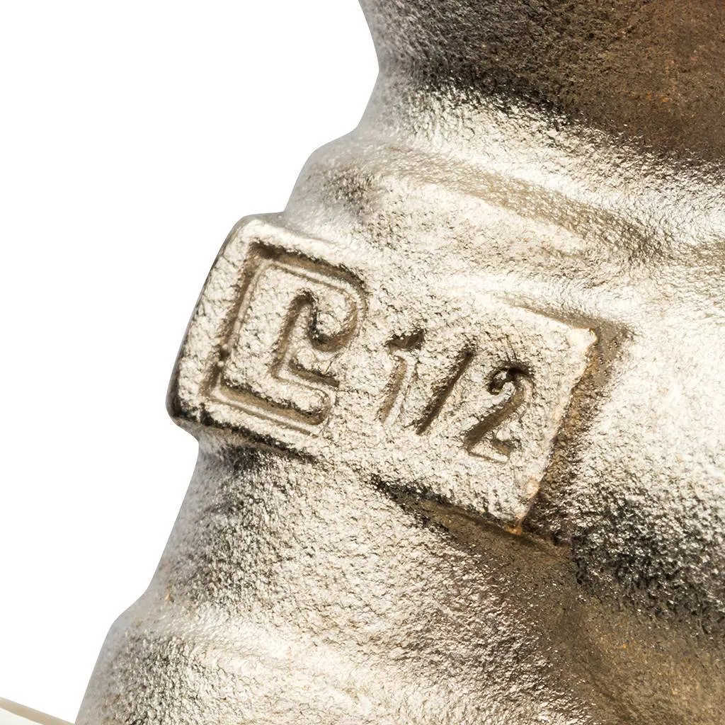 Корпус угловой термостатический для стальных труб LUXOR thermo tekna RS 202 1/2