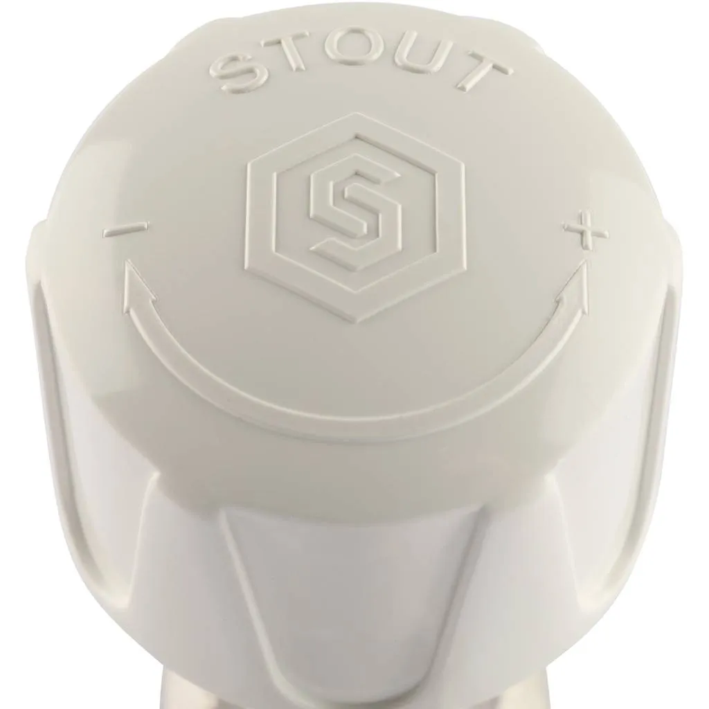 Клапан ручной терморегулирующий STOUT SVRs с неподъемным шпинделем, угловой 3/4