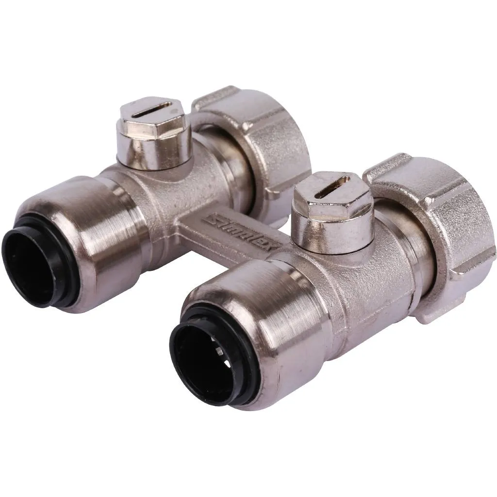 Узел нижнего подключения Meibes D2/50, прямой, 3/4 ВРх15 мм