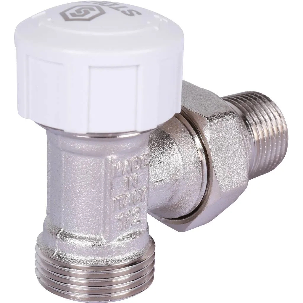 Клапан термостатический угловой STOUT 1/2 х 3/4 ЕК
