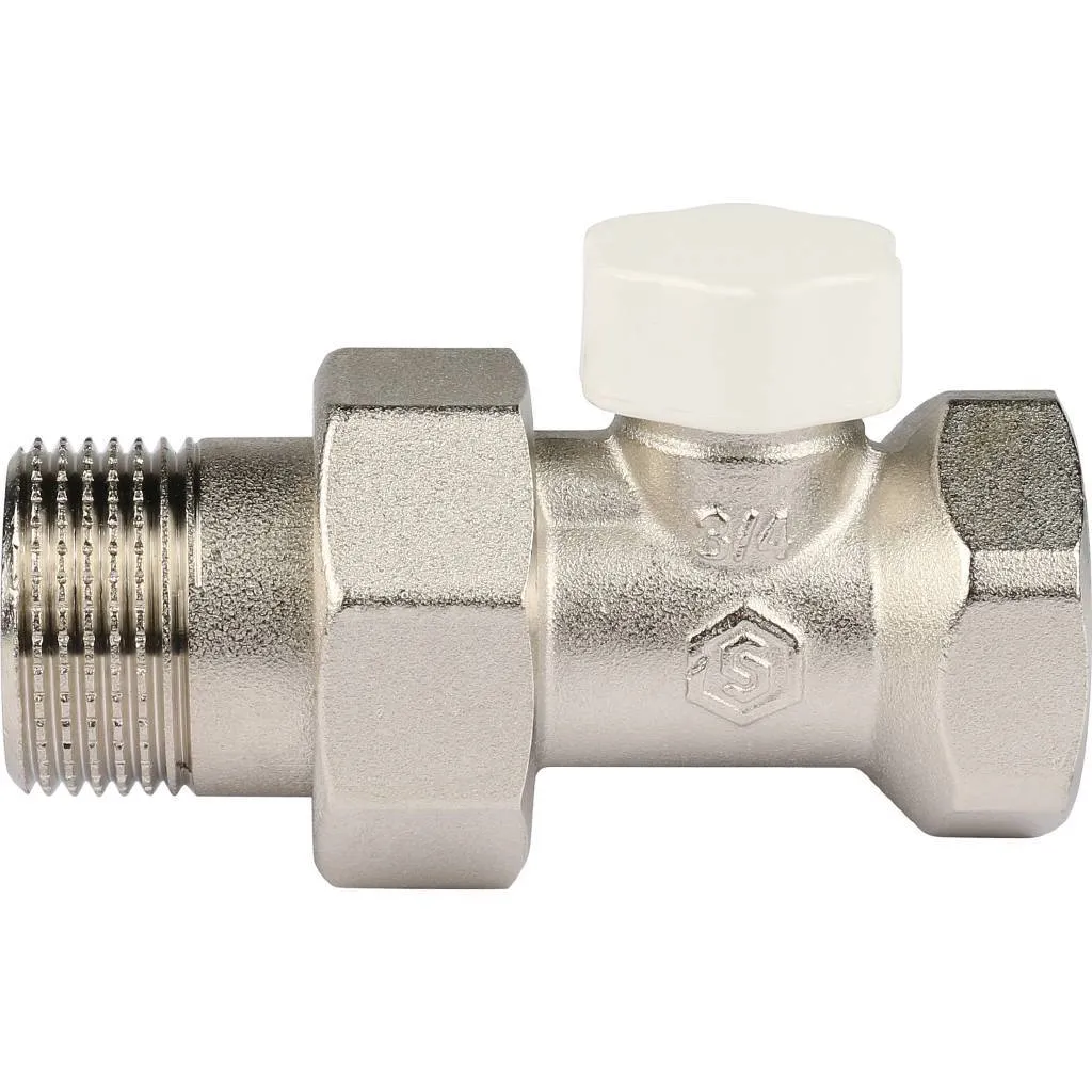 Клапан запорно-балансировочный STOUT SVL прямой 3/4