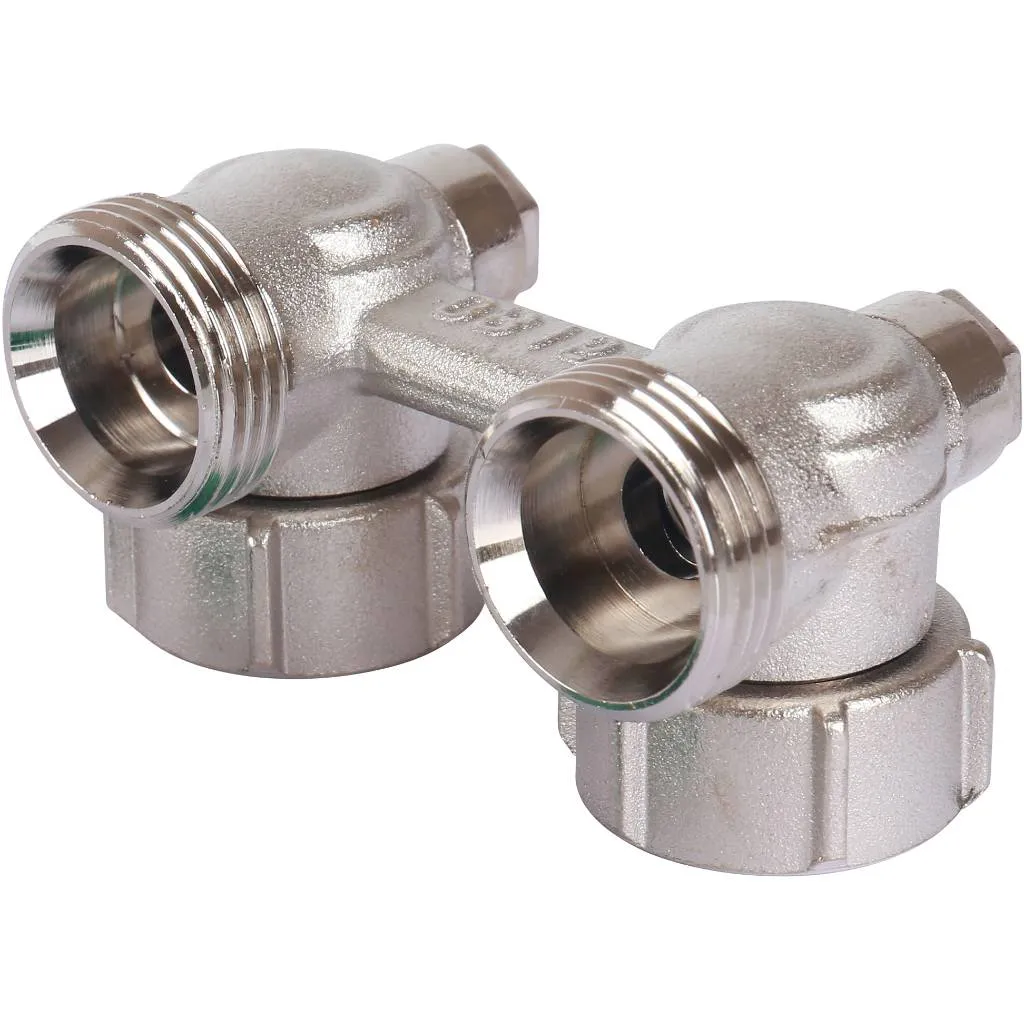 Узел подключения Meibes панельных радиаторов Тип E2/50 угловой, 3/4 BPx3/4 HP