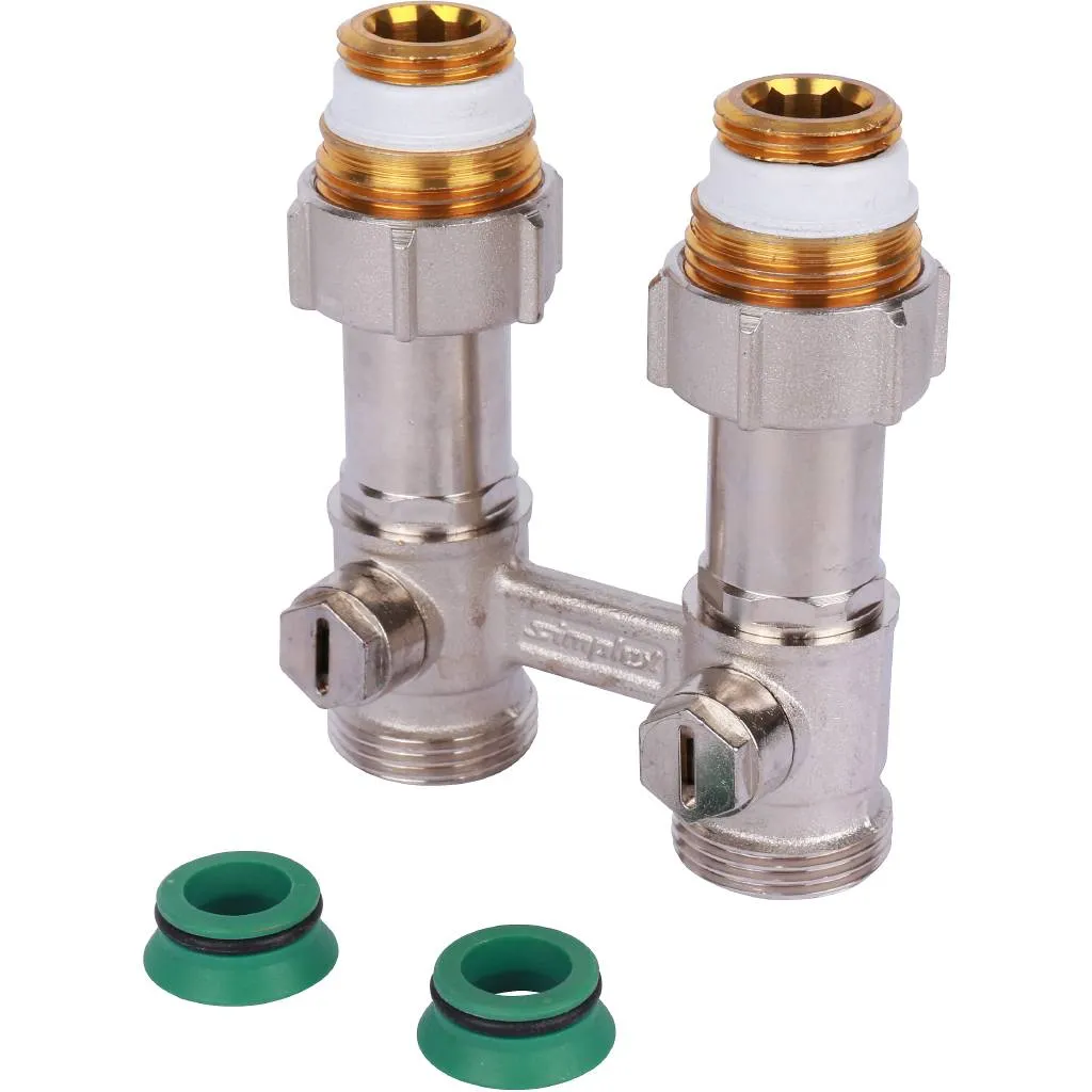 Узел нижнего подключения Meibes DT 2/50, прямой 3/4*3/4