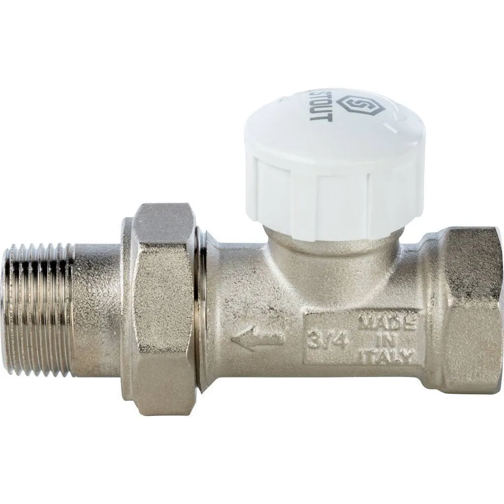 Клапан термостатический STOUT прямой 3/4, SVT-0003-000020