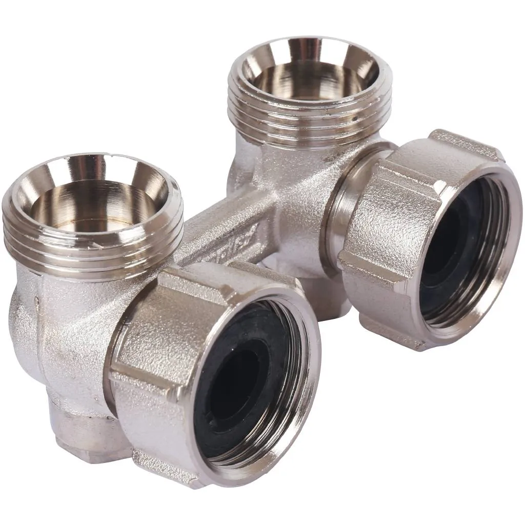 Узел подключения Meibes панельных радиаторов Тип E2/50 угловой, 3/4 BPx3/4 HP