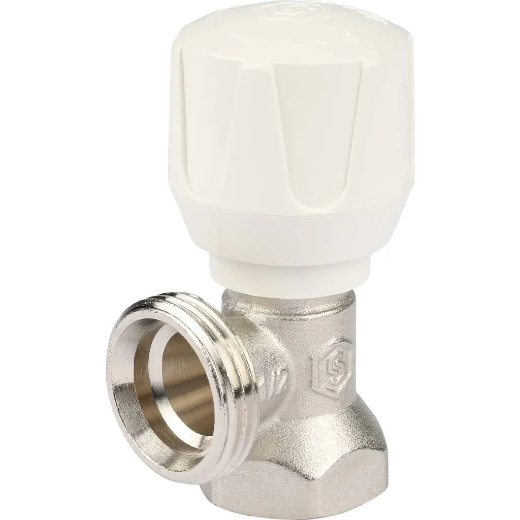 Клапан ручной терморегулирующий STOUT SVR угловой 1/2, SVR-2102-000015