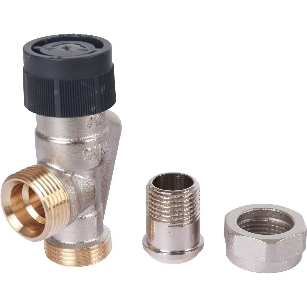 Вентиль OVENTROP серия A, термостатический, осевой, DN-15, 3/4, 1/2, Н ЕК-Н, PN, бар-10, T°C -от +2 до +120, латунь, никелированный