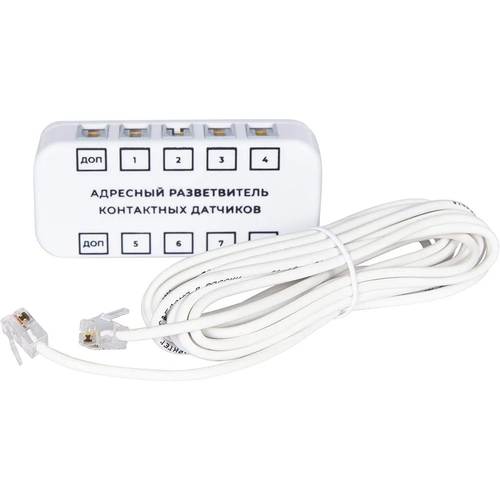 Разветвитель для контактных датчиков адресный RS485 (Modbus) Ectocontrol ec01055