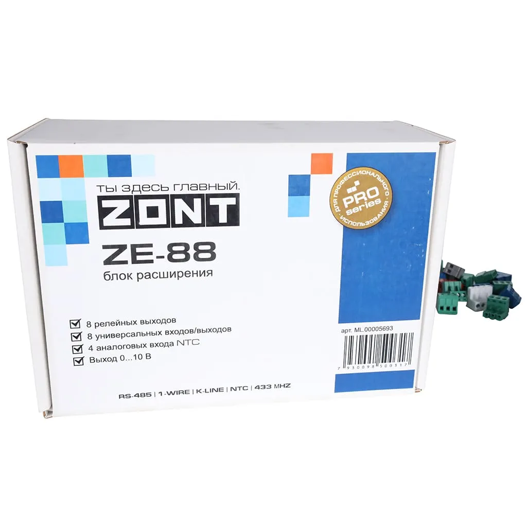 Блок расширения ZONT ZE-88 (791-) для универсальных контроллеров