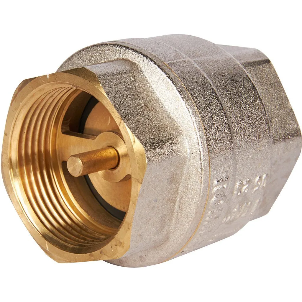 Клапан обратный пружинный муфтовый с металлическим седлом ROMMER 11/4