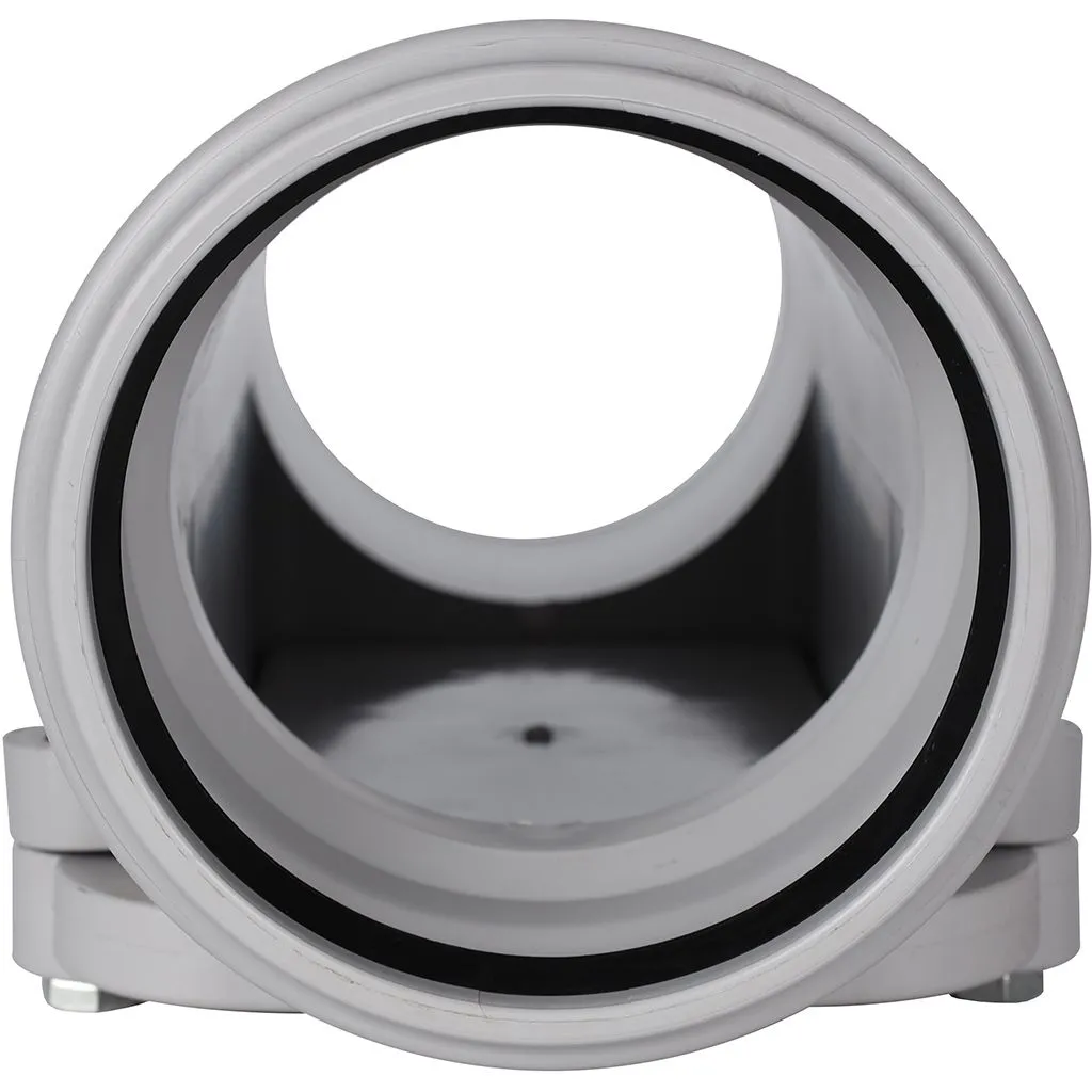 Ревизия с прямоугольной крышкой канализационная бесшумная STOUT D 110