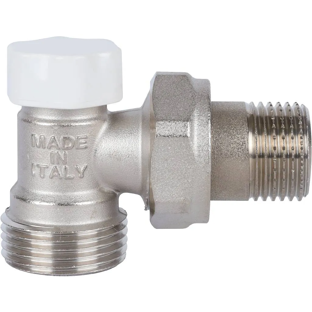 Клапан запорно-балансировочный угловой STOUT SVL 1/2 х 3/4 ЕК