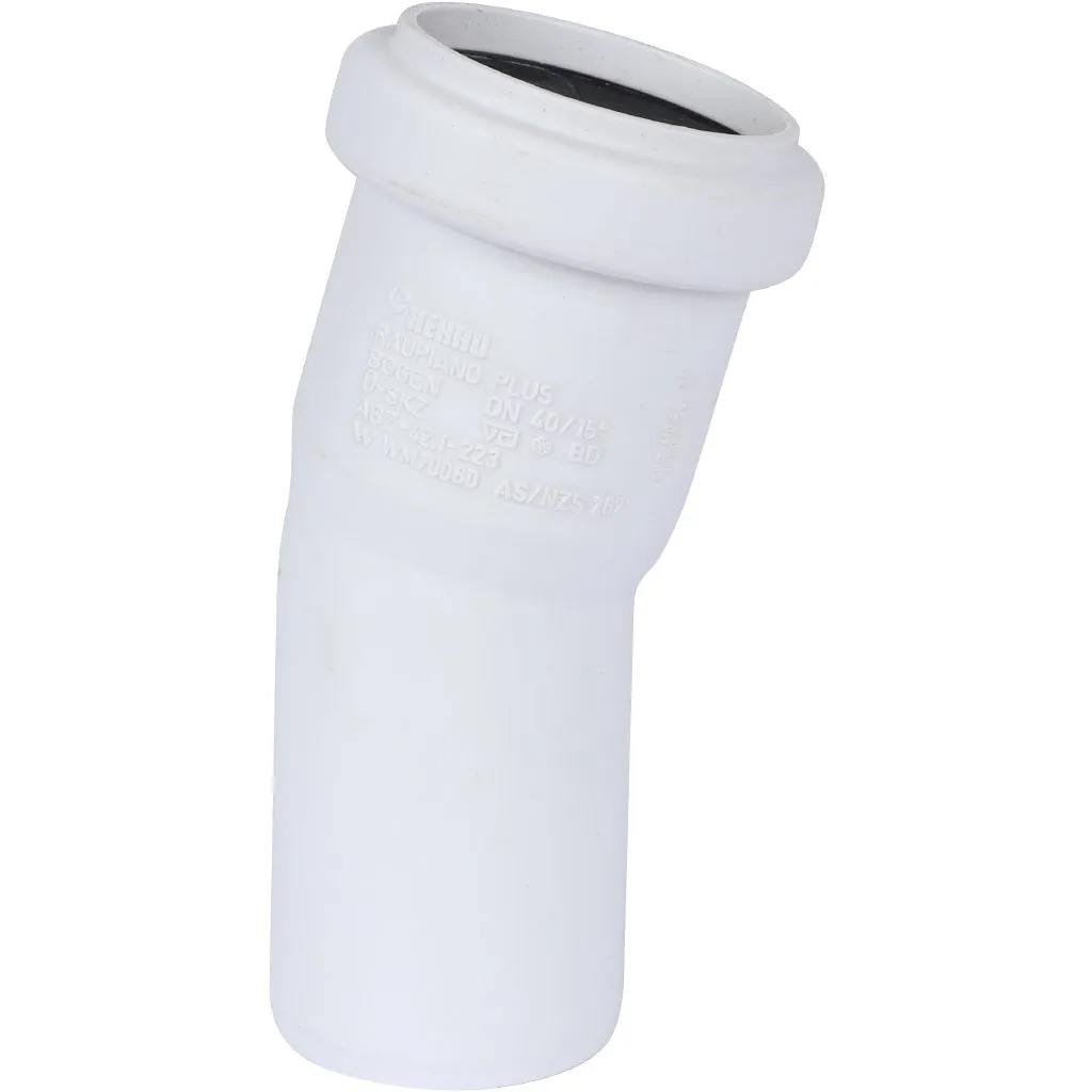 Отвод РЕХАУ RAUPIANO PLUS 40 на 15°