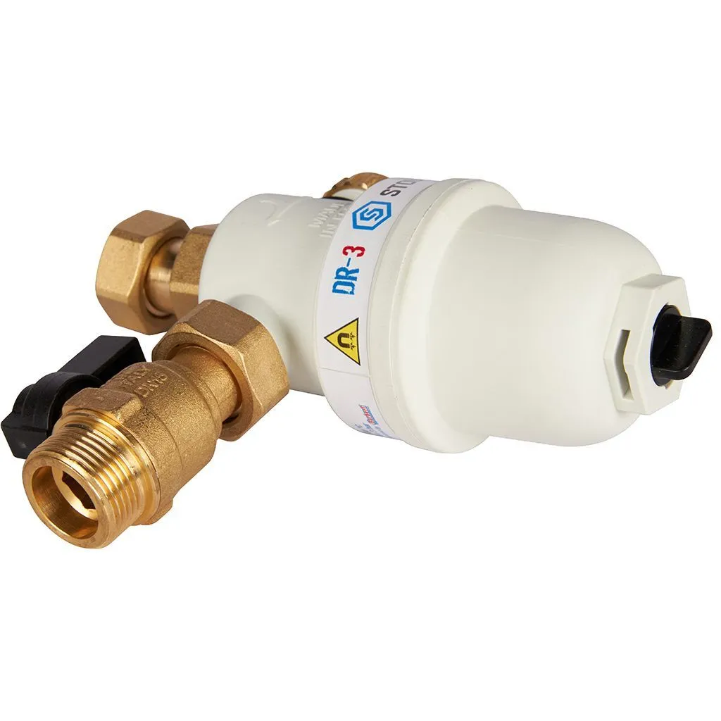 Фильтр -шламоотделитель с магнитом для настенных котлов STOUT G 3/4M-G 3/4RN-G 3/4M,