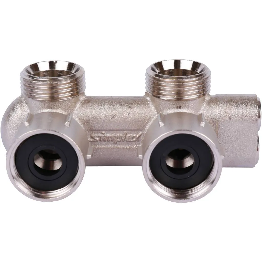 Перекрестный узел подключения Meibes Тип E2/50 угловой, 3/4 BPx3/4 HP