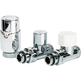 Термостатический комплект LUXOR 1/2 EK KT 258/A прямой (RD258/A+DD78/A+TA1200)