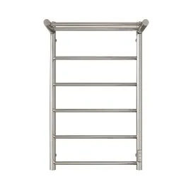 Полотенцесушитель STOUT электрический JAZZ round 80*50 Полированный с полкой