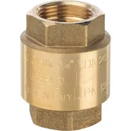 Клапан обратный пружинный муфтовый STOUT 3/4 с пластиковым седлом