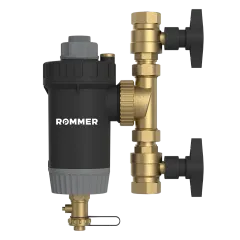 Магнитный сепаратор шлама ROMMER RFW-0081-002925 с щетками поворотный, ВР 1  корпус- композит