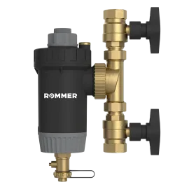 Магнитный сепаратор шлама ROMMER RFW-0081-002925 с щетками поворотный, ВР 1  корпус- композит